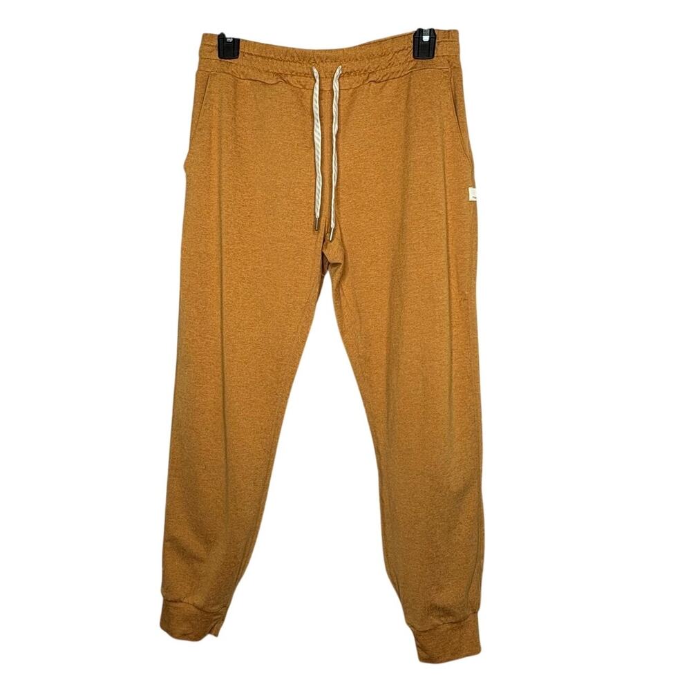 Vuori Performance Activewear Cropped Tapered Caramel Pocket Jogger Pants Size XS
